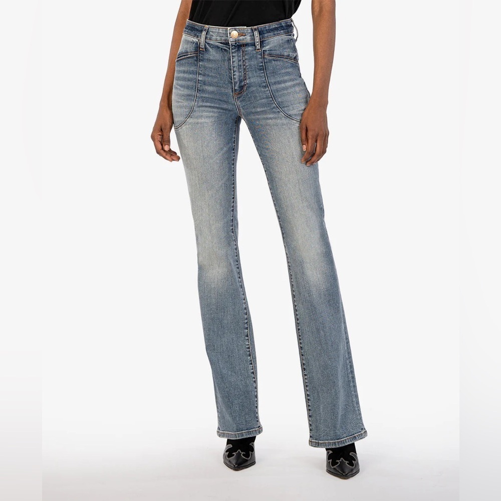 KUT from the Kloth Ana High Rise Flare - Foxy Wash - Picture 2 of 12